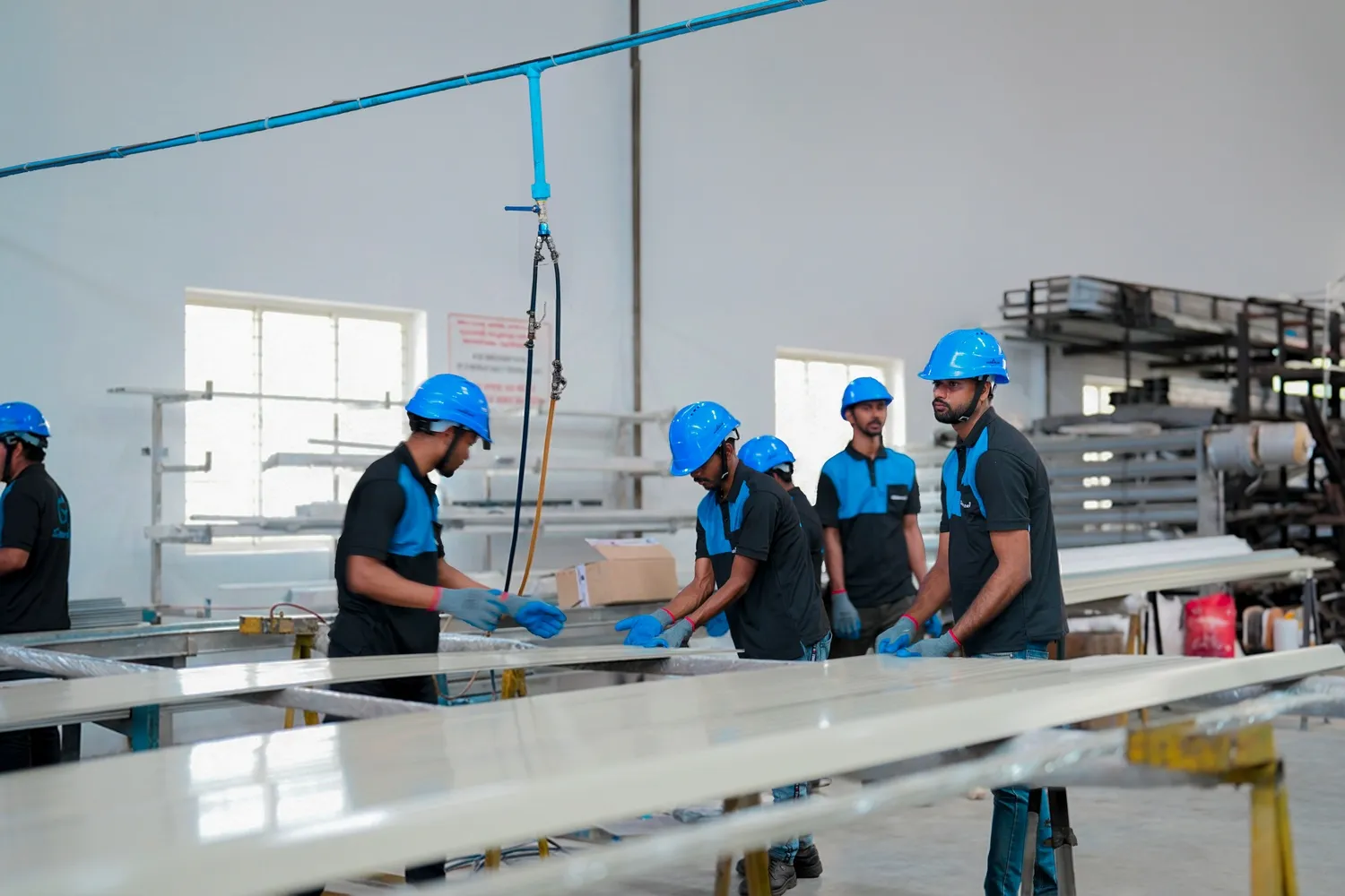 Glide Master factory and installation gallery